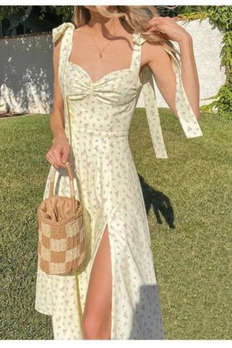 Off Shoulder Print Floral Sexy  Wedding Guest Dresses