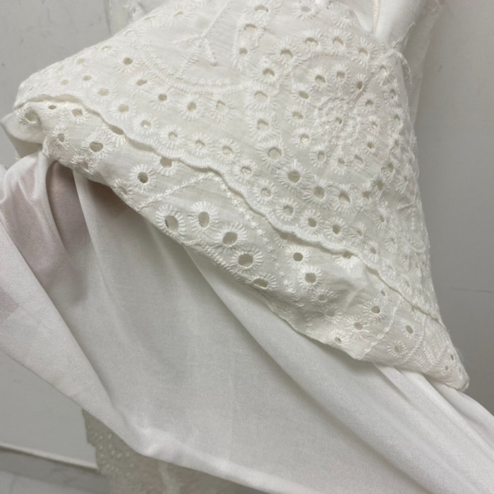 Bohemian Loose Vintage Embroidery Hollow Out Elegant Maxi Dress