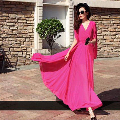 Casual Fashion Boho Sling V Neck Sexy High Waist Party Wedding Guest Dresses