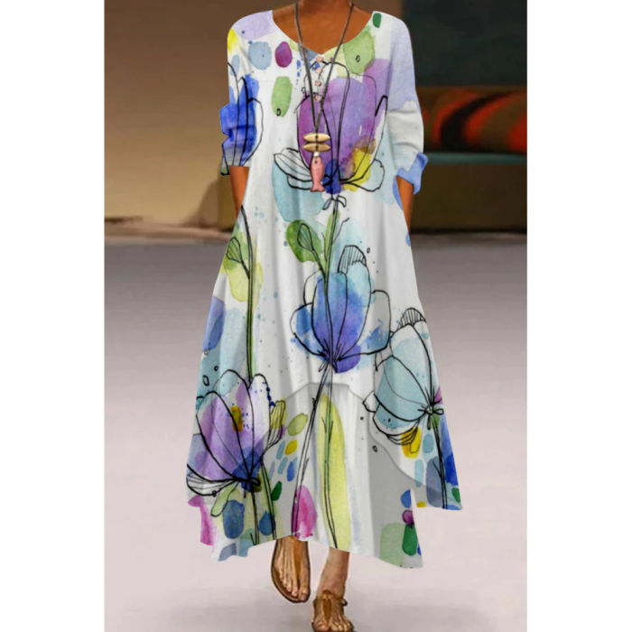 Fashion Party Sexy High Waist Gown Elegant  Maxi Dress
