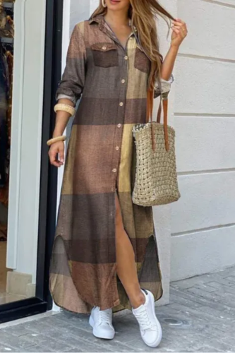 Boho Casual Female Long Sleeve Fashion Dress