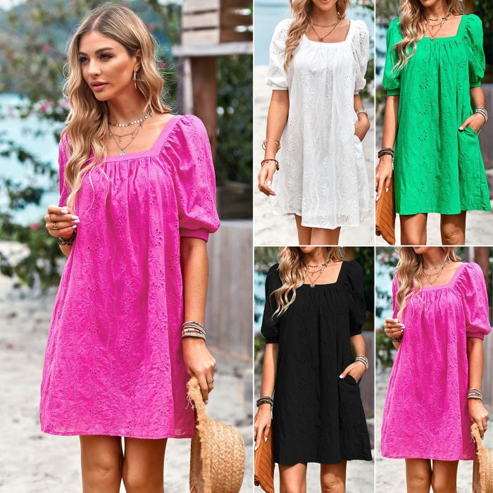 Women Vintage Casual Chic Elegant Dress