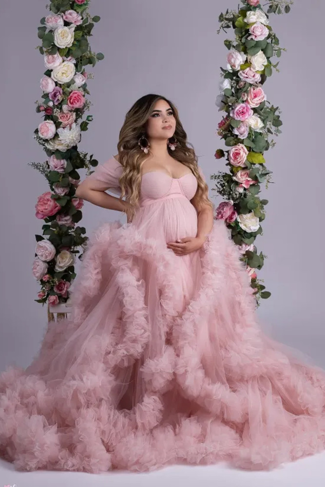 15 dresses near me Long Red Evening Beaded Strapless Prom Dress – MyChicDress Size:XL - Long Dalia Designer Maternity Clothes, Dresses
