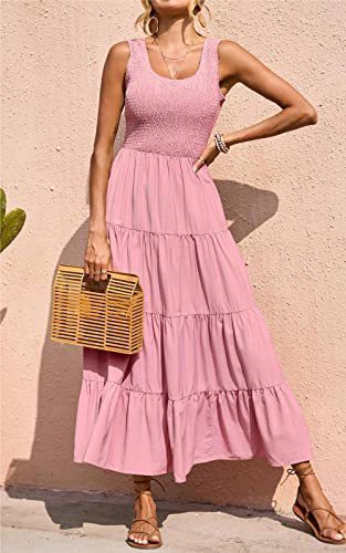 Fashion Elegant Retro Sexy O Neck High Waist  Maxi Dress