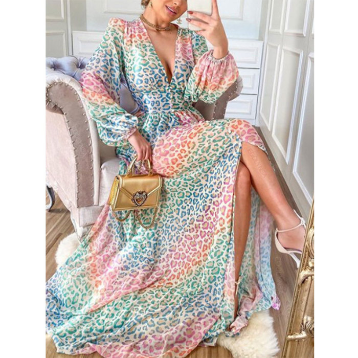 Sexy Fashion Loose Bohemian Beach  Wedding Guest Dress