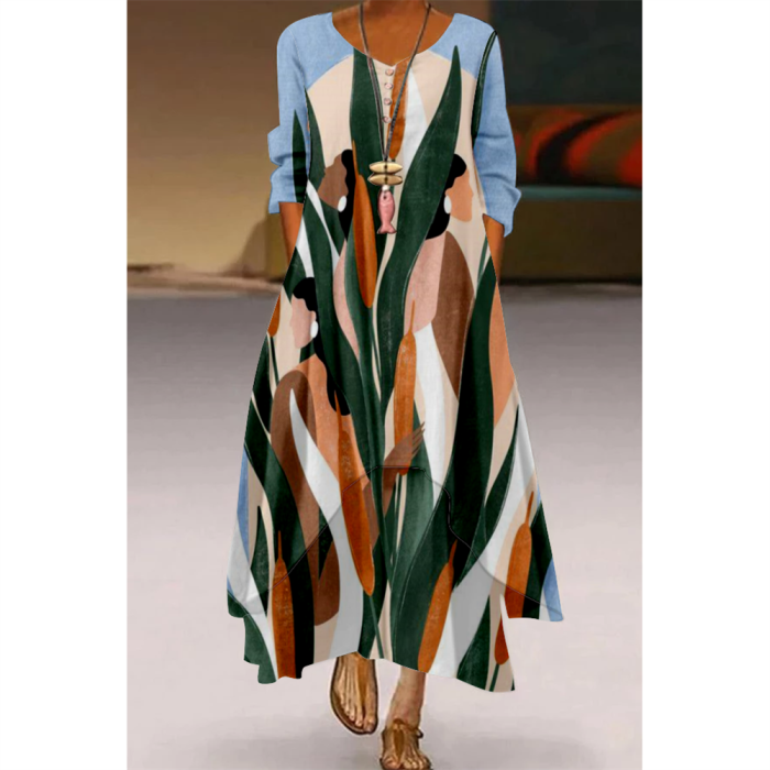 Women Fashion Party Sexy High Waist Long Sleeve Elegant Casual Dress