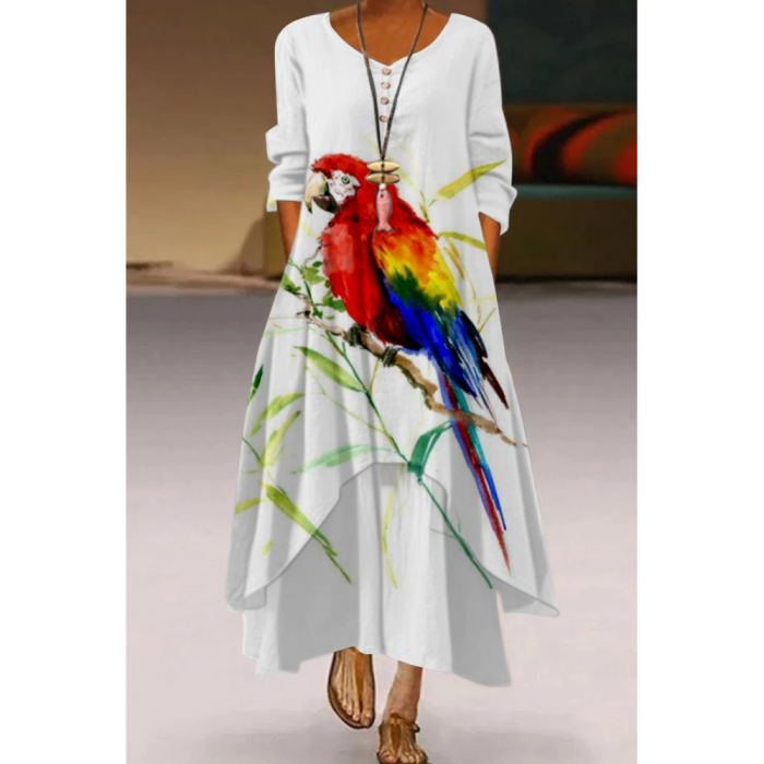 Women Fashion Party Sexy High Waist Long Sleeve Elegant Casual Dress