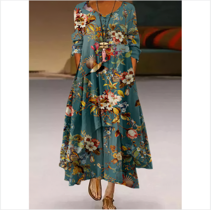 Women Fashion Party Sexy High Waist Long Sleeve Elegant Casual Dress