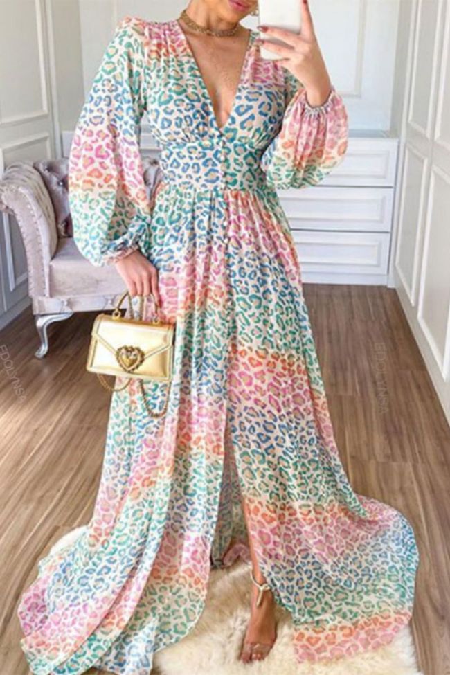 Sexy Fashion Loose Bohemian Beach  Wedding Guest Dress
