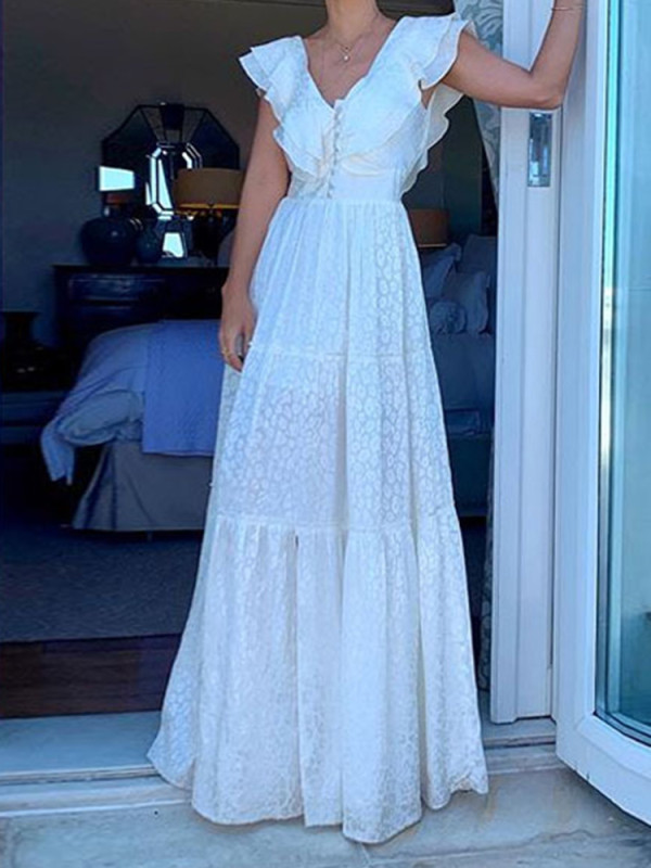 Fashion V Neck Elegant Sexy Slim Tunic Casual Chic Party Prom  Wedding Guest Dress