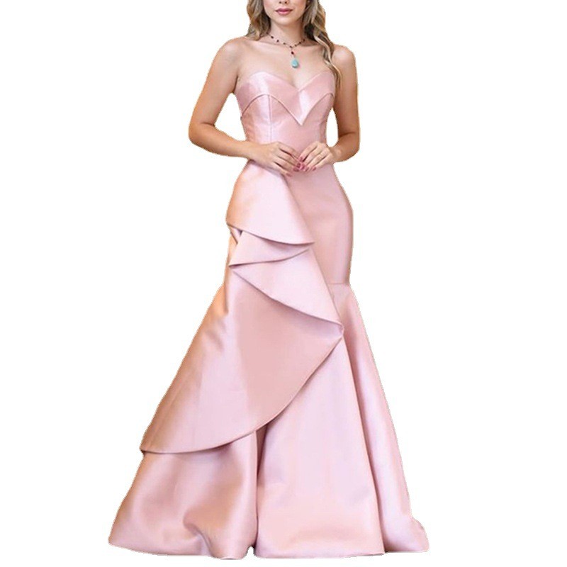 Elegant Temperament Sexy Fishtail Fashion Sexy Party Solid Wedding ...