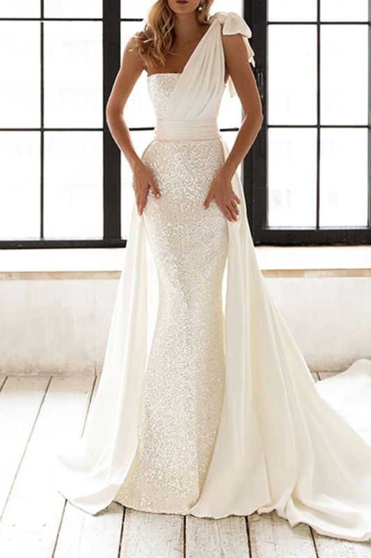 Sexy Elegant Slim Fashion Lace-Up Sequin Party Tube Top Wedding Guest Dress