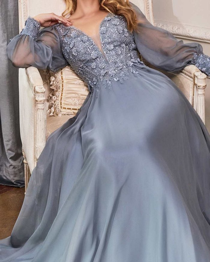 Fashion Sequin Temperament Deep V Halter Neck Elegant SexyWedding Guest Dress