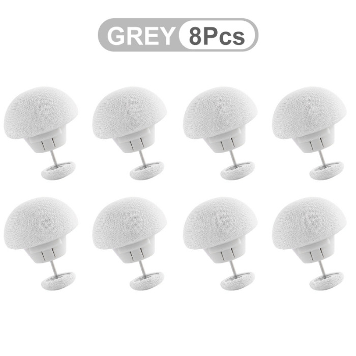 4/6/8pcs Mushroom Quilt Clips Macaron Pegs Duvet Sheet Cover Quilt Holder Slip-resistant Blanket Clothes Clips Home Organization