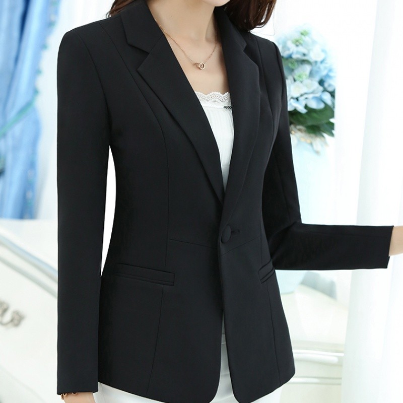 Trendy Solid Color Blazer Jacket