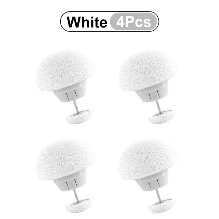 4/6/8pcs Mushroom Quilt Clips Macaron Pegs Duvet Sheet Cover Quilt Holder Slip-resistant Blanket Clothes Clips Home Organization