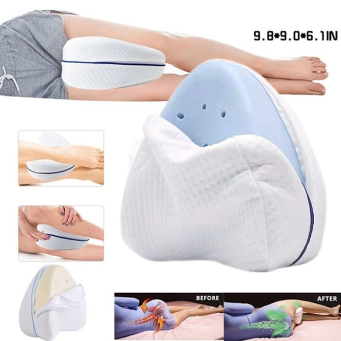 1pc Memory Cotton Leg Pillow Sleeping Orthopedic Back Hip Body Joint Pain Relief Thigh Leg Pad Cushion