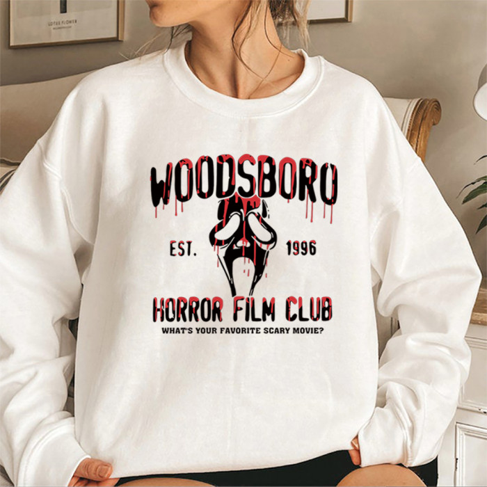 Halloween Stylish Casual Print Crewneck Sweatshirts