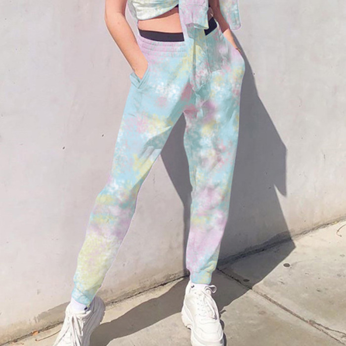 Women Fashion Loose Streetwear Sweatpants High Waist Pants