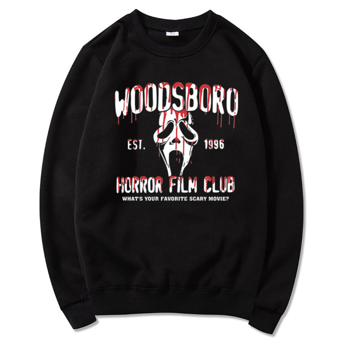 Halloween Stylish Casual Print Crewneck Sweatshirts