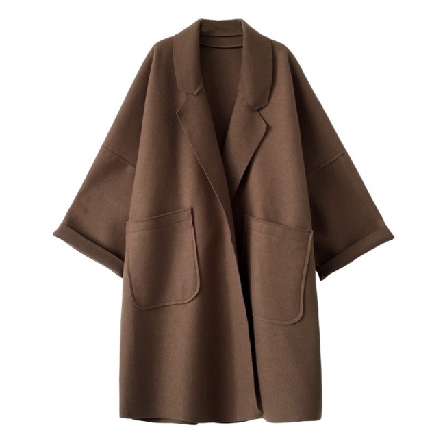 Fashion Mid-length Trench Coat For Women