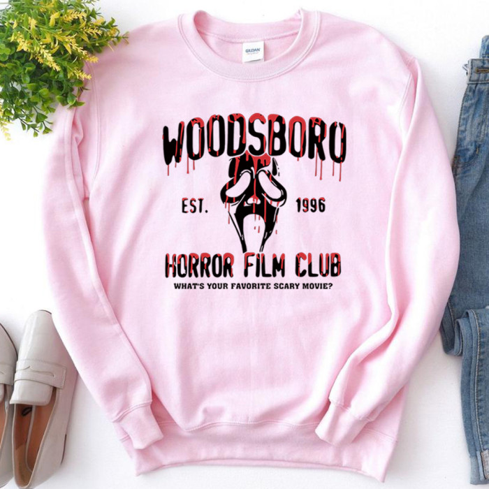 Halloween Stylish Casual Print Crewneck Sweatshirts