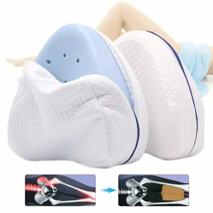 1pc Memory Cotton Leg Pillow Sleeping Orthopedic Back Hip Body Joint Pain Relief Thigh Leg Pad Cushion