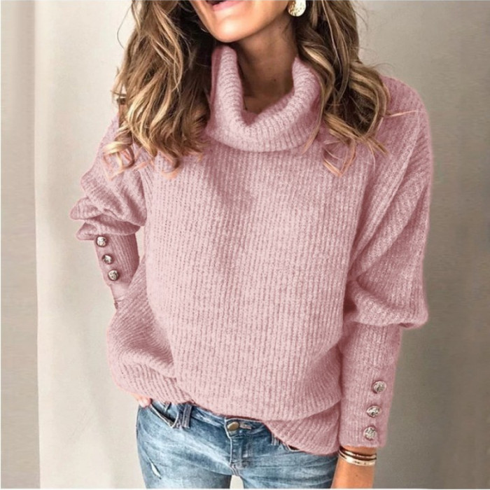 Women Long Sleeve Pullover Casual Tops Fashion Oversized Sweater