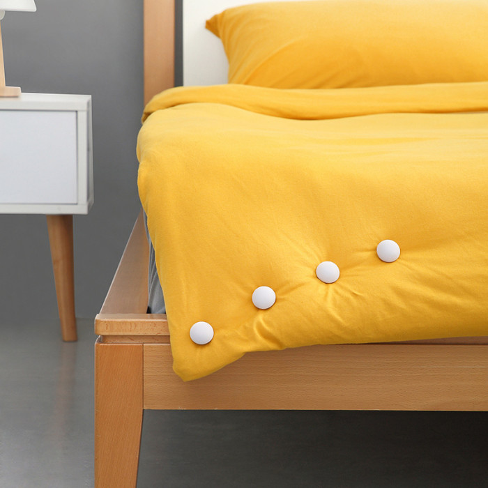 4/6/8pcs Mushroom Quilt Clips Macaron Pegs Duvet Sheet Cover Quilt Holder Slip-resistant Blanket Clothes Clips Home Organization