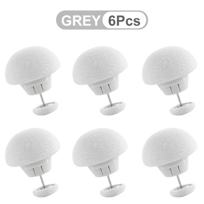 4/6/8pcs Mushroom Quilt Clips Macaron Pegs Duvet Sheet Cover Quilt Holder Slip-resistant Blanket Clothes Clips Home Organization