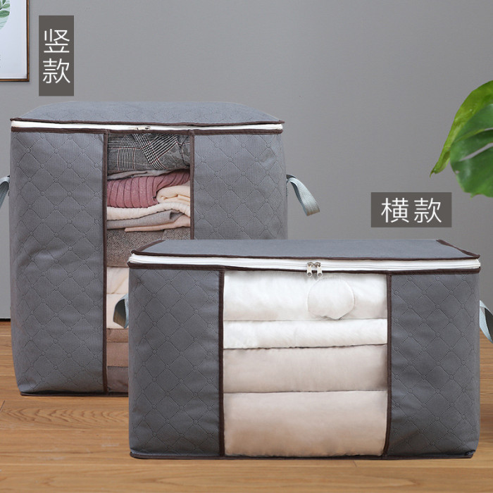 Organize Your Home with This Large Capacity Clothes Storage Bag - Reinforced Handle, Thick Fabric, and Sturdy Zipper