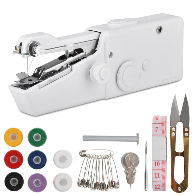 1pc Handheld Sewing Machine Mini Sewing Machines, Portable Sewing Machine Quick Handheld Stitch Tool