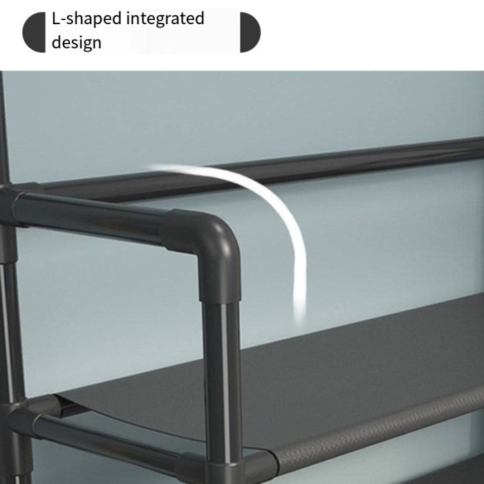 1pc Free Standing Shoe Rack, Multi-layer Shoes Rack, Multifunctional Storage Rack, Coat Rack, Garment Rack, Living Room Entryway Door Side Bathroom Clothes Hat Shoes Coat Rack