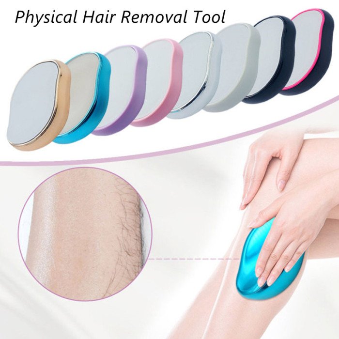 Reusable Crystal Hair Eraser For Women Legs - Magic Painless Hair Remover Without Shaving Skin Exfoliator Tool