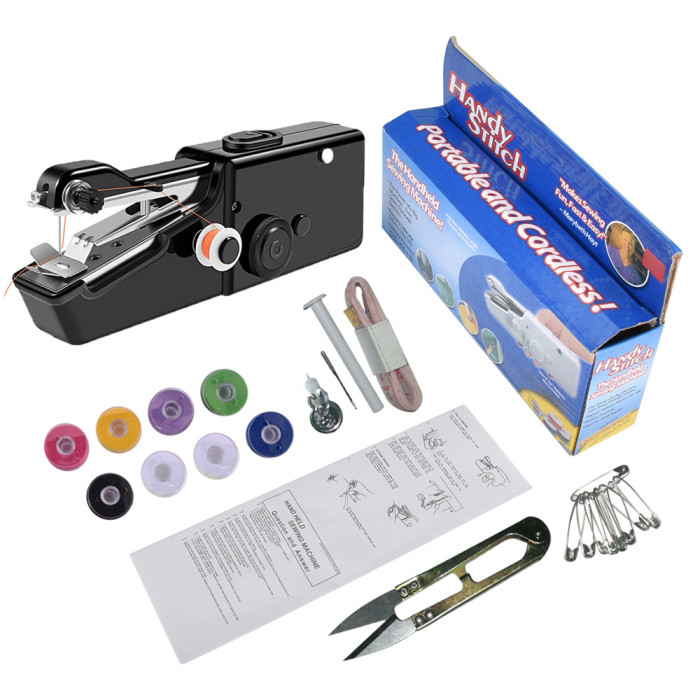 1pc Handheld Sewing Machine Mini Sewing Machines, Portable Sewing Machine Quick Handheld Stitch Tool