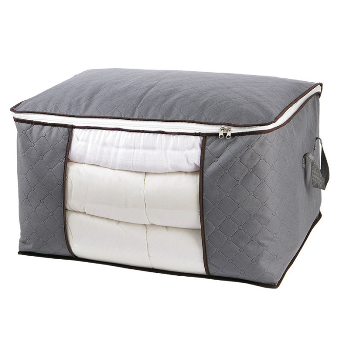 Organize Your Home with This Large Capacity Clothes Storage Bag - Reinforced Handle, Thick Fabric, and Sturdy Zipper