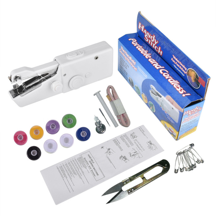 1pc Handheld Sewing Machine Mini Sewing Machines, Portable Sewing Machine Quick Handheld Stitch Tool