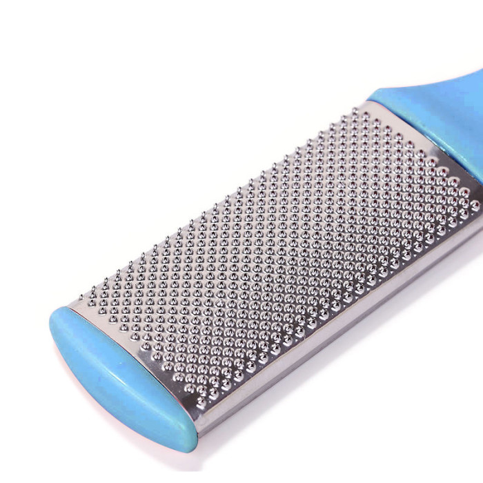 1pc Stainless Steel Foot Care Exfoliation Tools, Multifunctional Double-sided File To Heel Dead Skin Calluses, Portable Professional Foot Scrub Tool