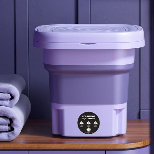 8L Portable Folding Washing Machine: Perfect for Camping, RV, Travel, and Home Use