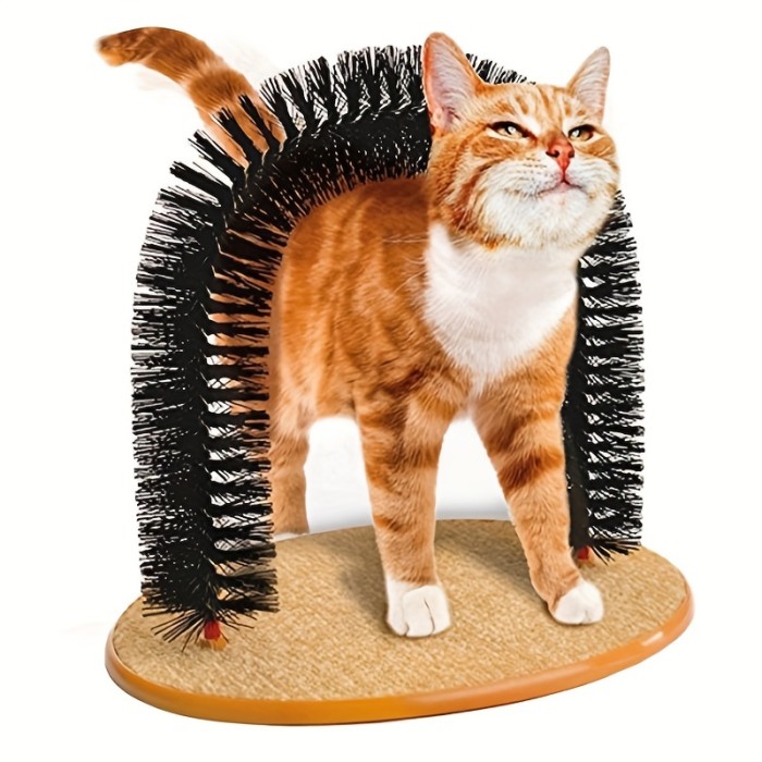 Cat Arch Self Groomer Cat Hair Brush Cat Arch Groomer And Massager Groom Toy Pet Cat Scratcher Toys Fur Grooming Brush