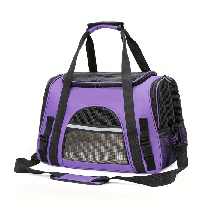 Cat Carriers For Medium Cat Small Cat, Soft Cat Foldable Pet Transport Bag Portable Dog Carriers Pet Travel Backpack