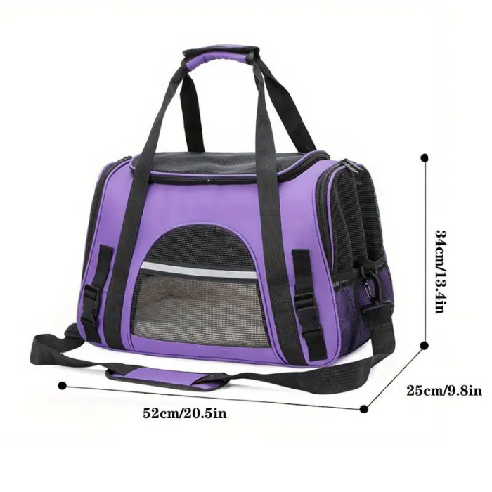 Cat Carriers For Medium Cat Small Cat, Soft Cat Foldable Pet Transport Bag Portable Dog Carriers Pet Travel Backpack