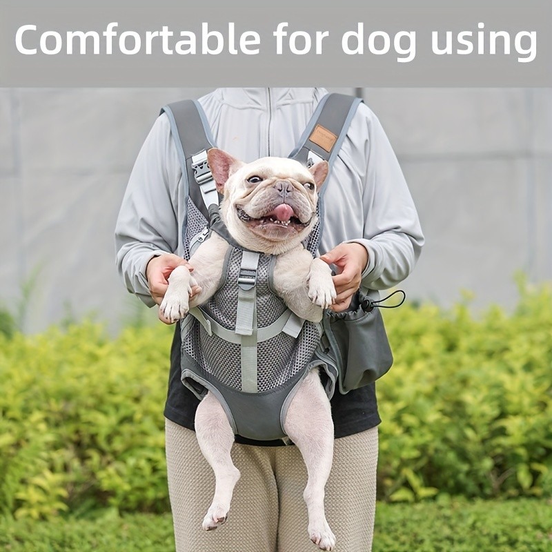 Pet Backpack Portable Dog Bag Dog Backpack Carrier Puppy Pouch Front Bag