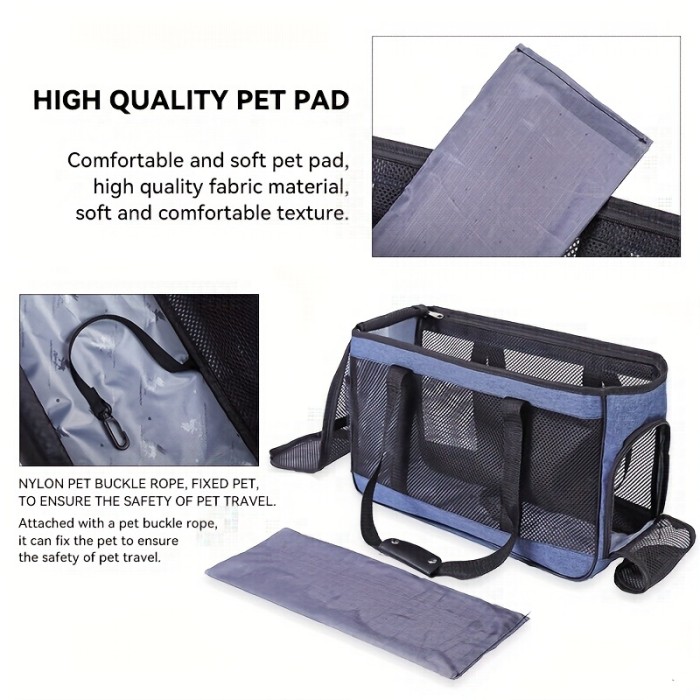 Breathable Mesh Pet Backpack Portable Dog Bag Cat Carrier Summer Breathable Pet Carrying Bag Cat Bag Pet Travel Carrier For Cats Dogs Puppy