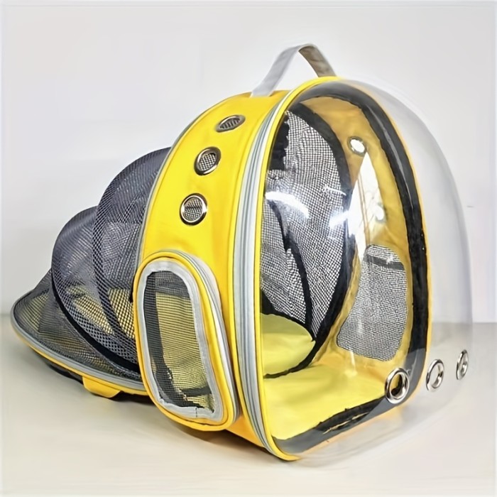 Cat Carrier, Expandable Portable Space Capsule Pet Backpack Pet Carrier For Dog And Cat Traveling Walking Outdoor Supplies