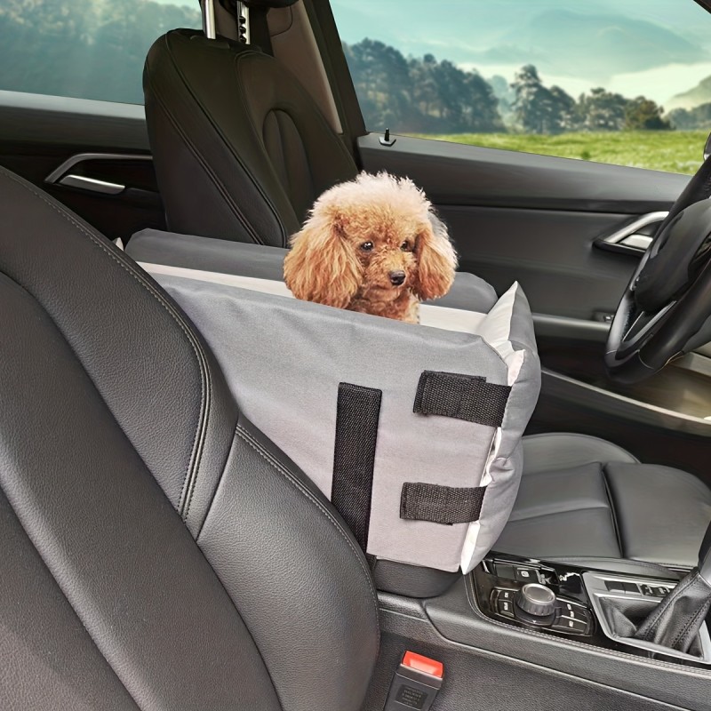 Console Dog Car Seat, Dog Booster Seats For Small Dogs, Pet Cat Booster Car Safety Seat