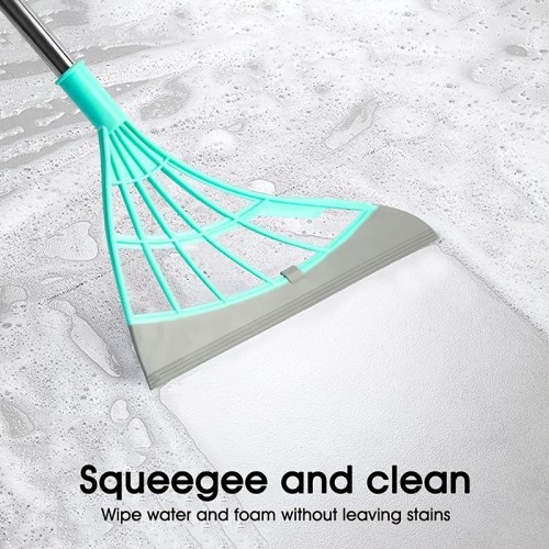 1pc Broom Silicone Floor Glass Mops Wiper Rubber Broom Sweeper Mopping Household Pet Hair Removal Brushes Cleaning Tools