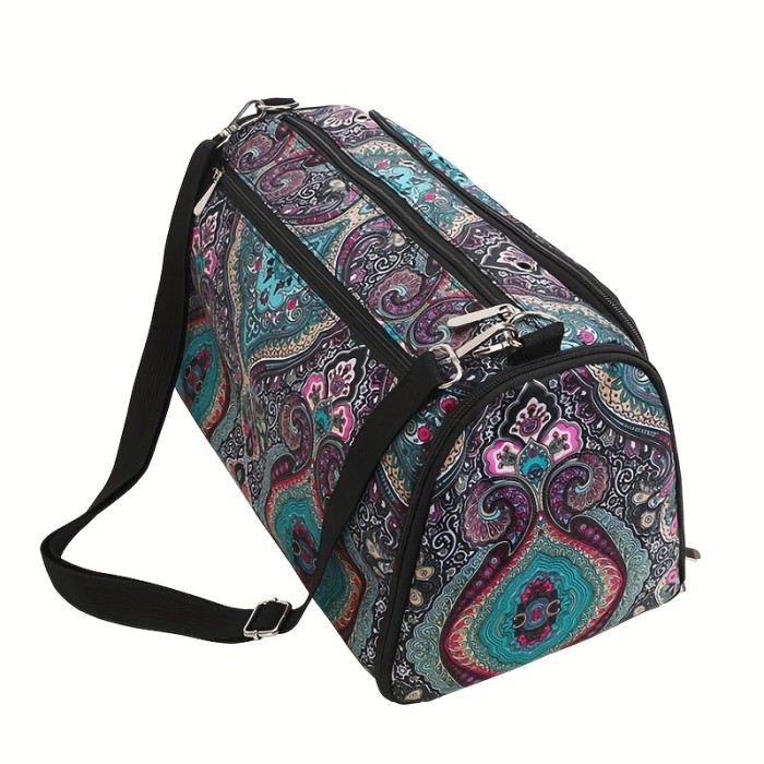 1pc Printing Yarn Bag, Knitting Bags, Yarn Storage Organizer Crochet Tote\u002FCrossbody Bag, Mini Yarns Drum Case For Store Crochet Hooks Set, Knitting Needles, Yarn Ball, Knitting And Crochet Supplies, 3 Styles Available