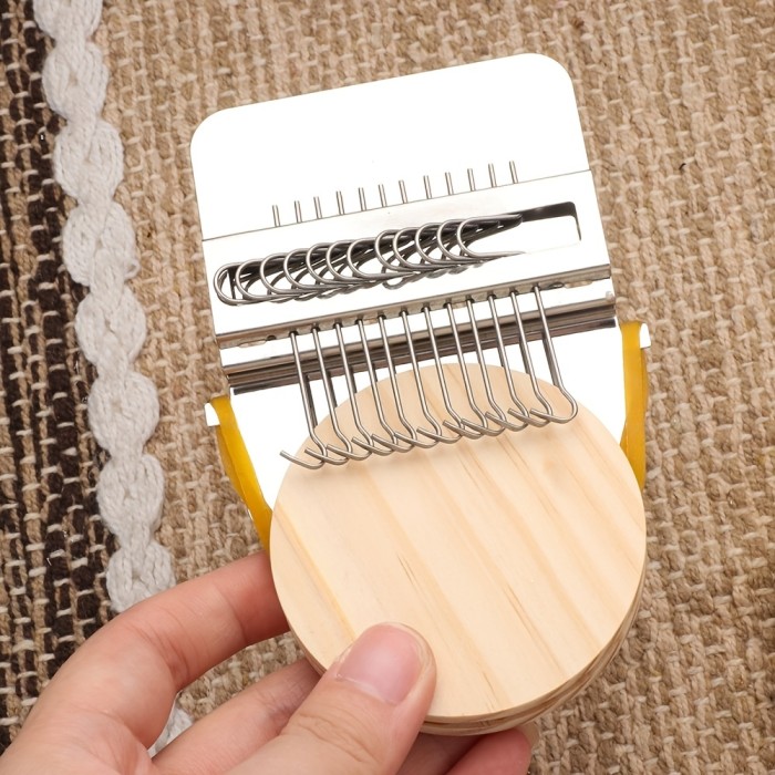 1pc Small Loom, Weave Tool, Mending Loom, DIY Textile Tools, Darning Machine, Loom Makes, Stitching Mending Tools For Jeans Clothes