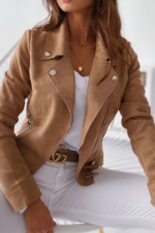 Women Vintage Slim Long Sleeve Jacket